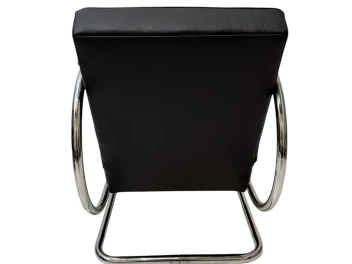 Art Deco Modernist Bauhaus Tubular Steel Lounge Chair by Frits Kuyken, 1936